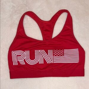 Red Old Navy Sports Bra